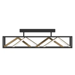 Candeeiro de teto elegante com perfis finos em latão PENELA EGLO 390416