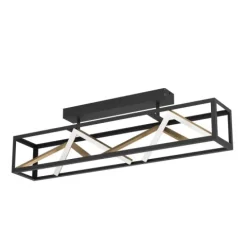 Candeeiro de teto elegante com perfis finos em latão PENELA EGLO 390416