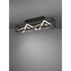 Candeeiro de teto elegante com perfis finos em latão PENELA EGLO 390416