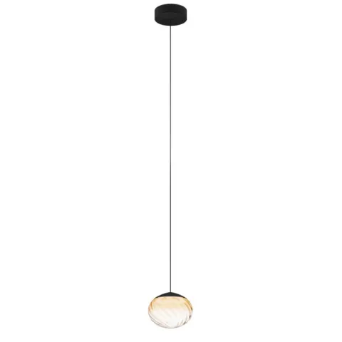 Candeeiro de teto elegante com difusor âmbar PANTOJA EGLO 390479