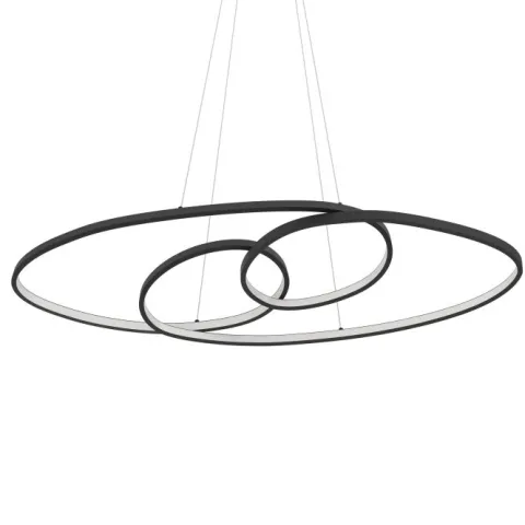 Candeeiro de teto elegante em alumínio e aço preto GIANELLA EGLO 900948