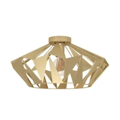 Candeeiro de teto em forma de diamante dourado CARLTON EGLO 43908