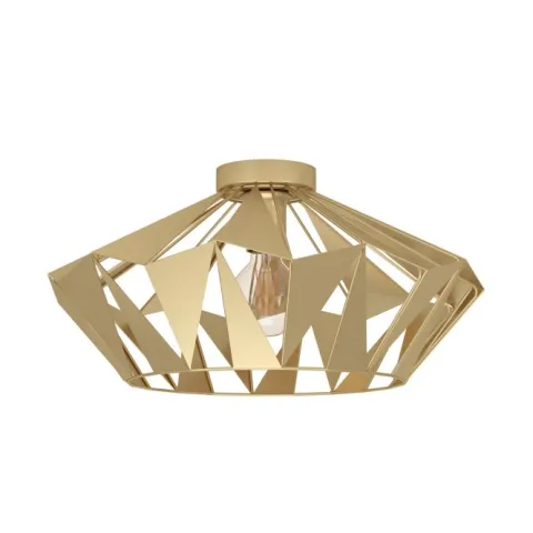 Candeeiro de teto em forma de diamante dourado CARLTON EGLO 43908