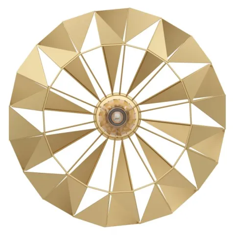 Candeeiro de teto em forma de diamante dourado CARLTON EGLO 43908
