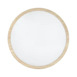 Candeeiro de teto em imitação de madeira e branco MUSURITA EGLO 901126
