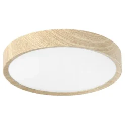 Candeeiro de teto em imitação de madeira e branco MUSURITA EGLO 901126