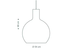 Candeeiro de teto em madeira Octo 4240 - Secto Design