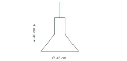 Candeeiro de teto em madeira Petite 4600 - Secto Design