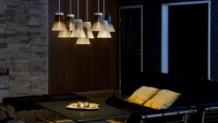 Candeeiro de teto em madeira Petite 4600 - Secto Design