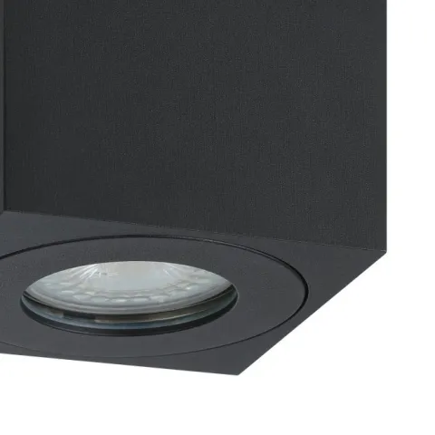 Candeeiro de teto exterior preto quadrado TORRECOLA EGLO 901029