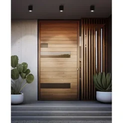 Candeeiro de teto exterior preto quadrado TORRECOLA EGLO 901029