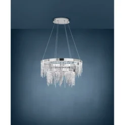 Candeeiro de teto extravagante com vidros brilhantes ANTELAO EGLO 39281