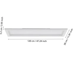 Candeeiro de teto LED branco com moldura RGB PADROGIANO-Z EGLO 900485