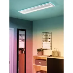 Candeeiro de teto LED branco com moldura RGB PADROGIANO-Z EGLO 900485