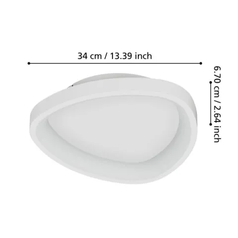 Candeeiro de Teto LED Branco LORETELLO EGLO 901583