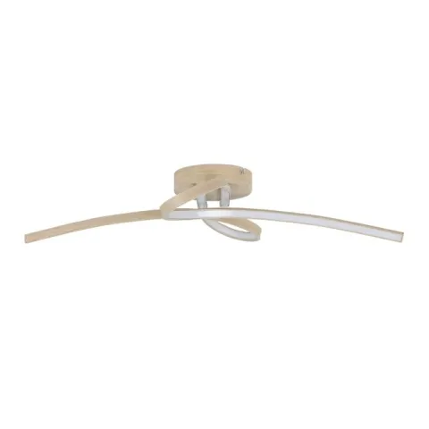 Candeeiro de Teto LED com Acabamento em Madeira SELVINA 2 EGLO 901103