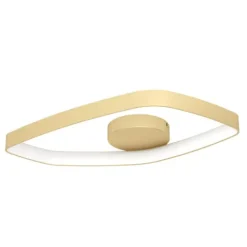 Candeeiro de teto LED com acabamento em latão escovado VALLEROSA EGLO 900916