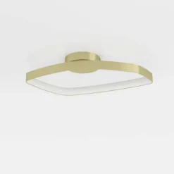 Candeeiro de teto LED com acabamento em latão escovado VALLEROSA EGLO 900916