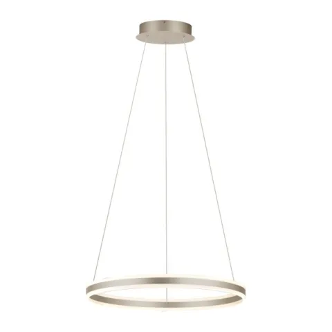 Candeeiro de teto LED com anel metálico champanhe TONARELLA EGLO 39313
