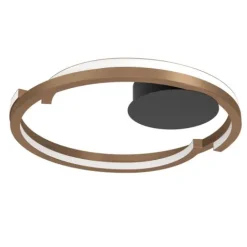 Candeeiro de teto LED com anéis metálicos entrelaçados MEZZOMONTE EGLO 901825