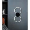 Candeeiro de teto LED com anéis e luz suave VENTICELLO 1 EGLO 902124