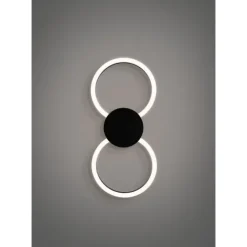 Candeeiro de teto LED com anéis e luz suave VENTICELLO 1 EGLO 902124