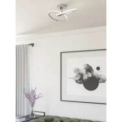 Candeeiro de teto LED com anéis luminosos CONGIUNTI EGLO 902145