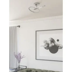 Candeeiro de teto LED com anéis luminosos CONGIUNTI EGLO 902145