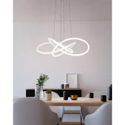 Candeeiro de teto LED com arcos entrelaçados RIAZA EGLO 390527