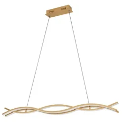 Candeeiro de teto LED com aspeto madeira LASANA 4 EGLO 901106