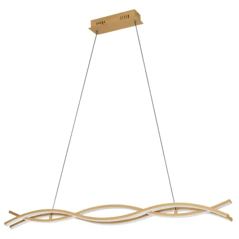 Candeeiro de teto LED com aspeto madeira LASANA 4 EGLO 901106