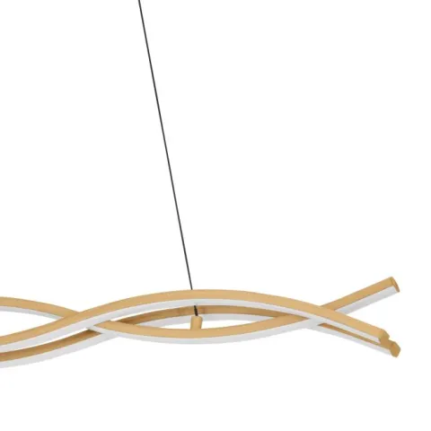 Candeeiro de teto LED com aspeto madeira LASANA 4 EGLO 901106