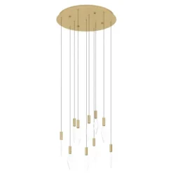 Candeeiro de teto LED com baldaquim em latão e acrílico MIRADOR EGLO 390359