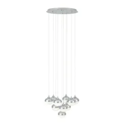 Candeeiro de teto LED com 10 cabeças em forma de lágrima MIOGLIA EGLO 39527