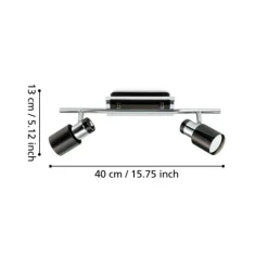 Candeeiro de Teto LED com Cabeças Ajustáveis DAVIDA EGLO 30833