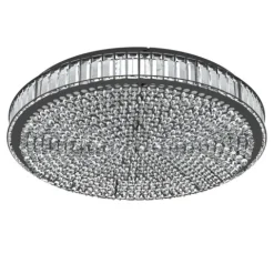 Candeeiro de teto LED com cristais transparentes BALPARDA EGLO 390249