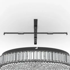 Candeeiro de teto LED com cristais transparentes BALPARDA EGLO 390249