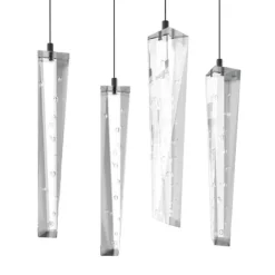 Candeeiro de teto LED com cristais transparentes SARDENARA EGLO 390209