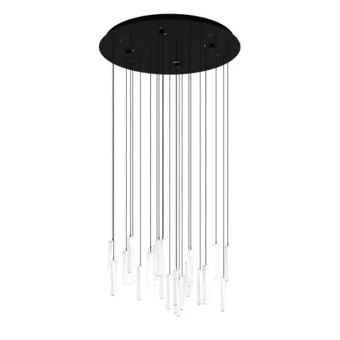 Candeeiro de teto LED com cristais transparentes SARDENARA EGLO 390209