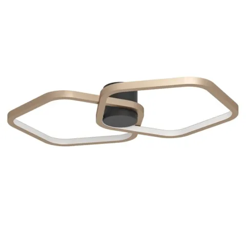 Candeeiro de teto LED com design orgânico e controlo remoto ESTRELLA EGLO 390506