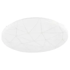 Candeeiro de teto LED com design geométrico dourado RENDE EGLO 900612