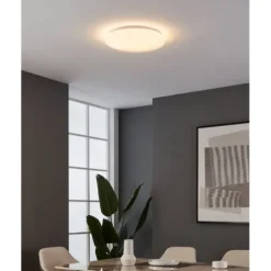Candeeiro de teto LED com design geométrico dourado RENDE EGLO 900612