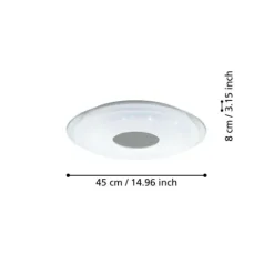 Candeeiro de teto LED com efeito cintilante LANCIANO-Z EGLO 900083