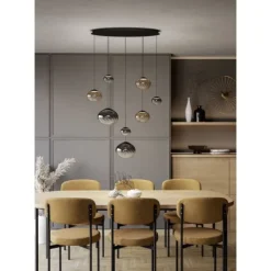 Candeeiro de teto LED com 8 lâmpadas PANTOJA EGLO 390483
