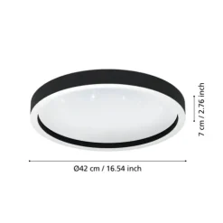 Candeeiro de teto LED com luz ajustável e efeito cintilante MONTEMORELOS-Z EGLO 900411