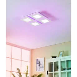 Candeeiro de teto LED com painéis quadrados ajustáveis PADROGIANO-Z EGLO 900481