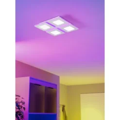 Candeeiro de teto LED com painéis quadrados ajustáveis PADROGIANO-Z EGLO 900481