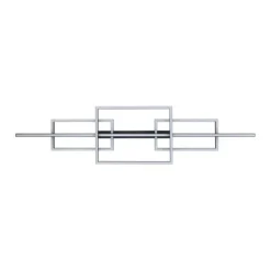 Candeeiro de teto LED com perfil preto e luz branca quente PUEBLA EGLO 390282