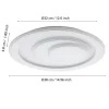 Candeeiro de teto LED com superfície redonda branco PALAGIANO EGLO 32052