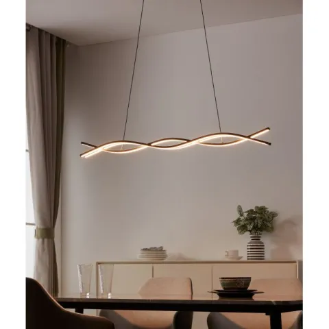 Candeeiro de teto LED com três perfis curvados LASANA 3 EGLO 99317